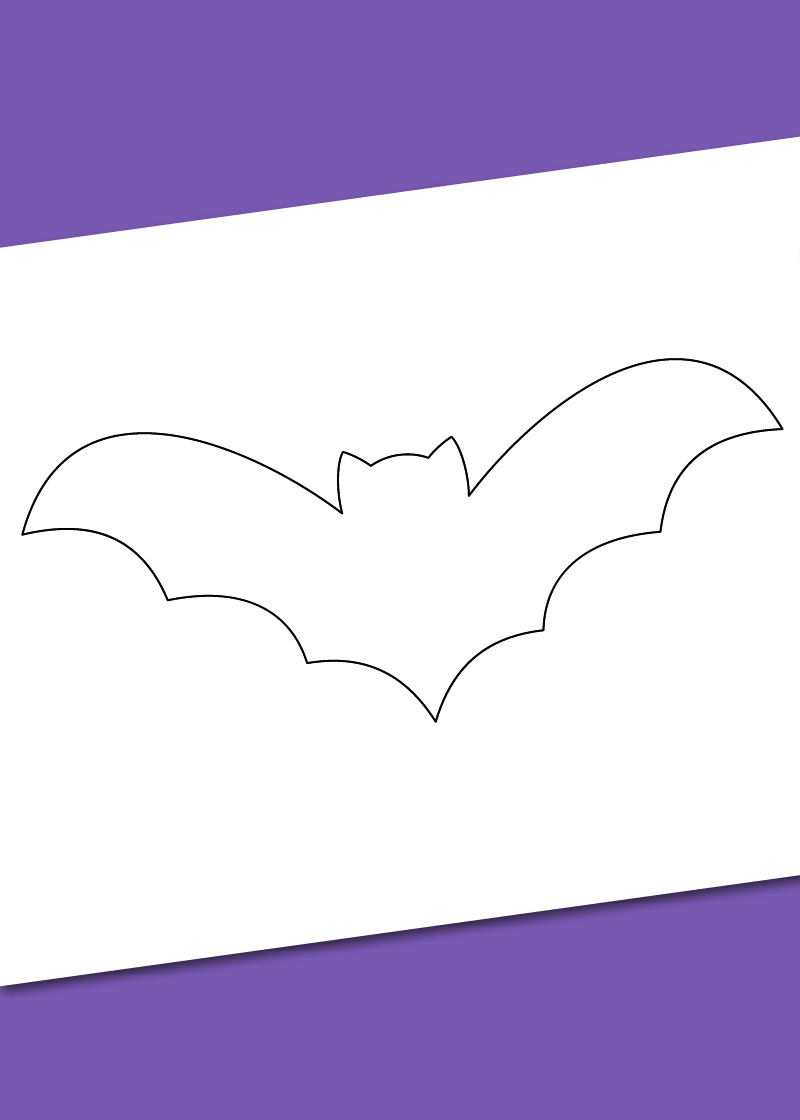 printable bat template