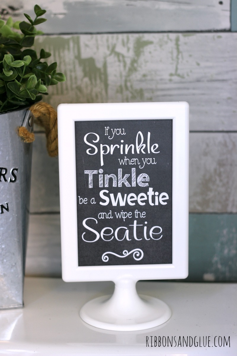 printable bathroom sign