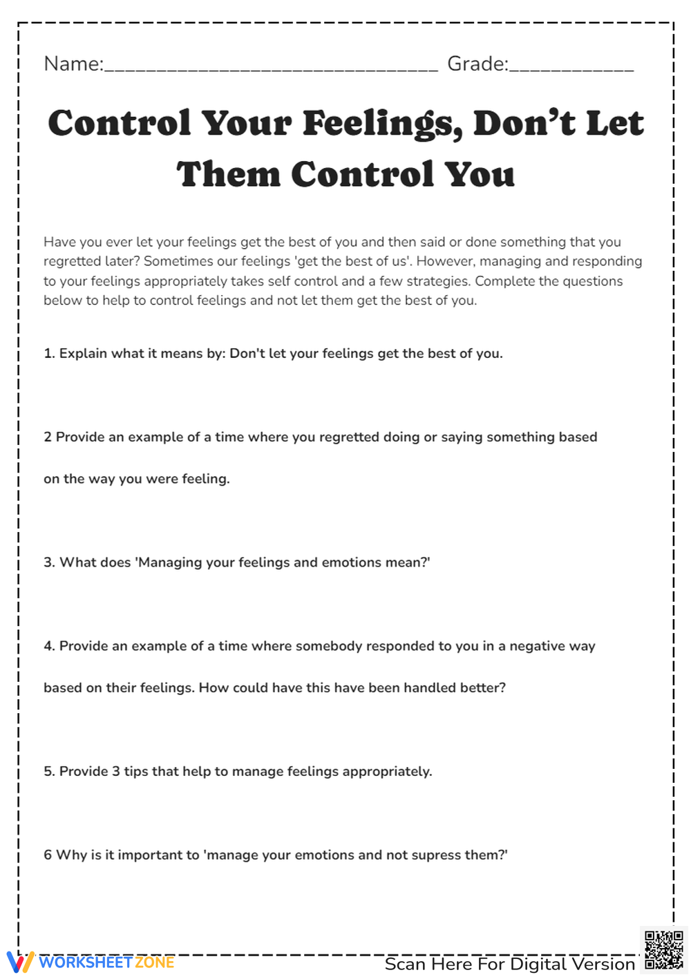 Printable Behavior Worksheets Worksheets