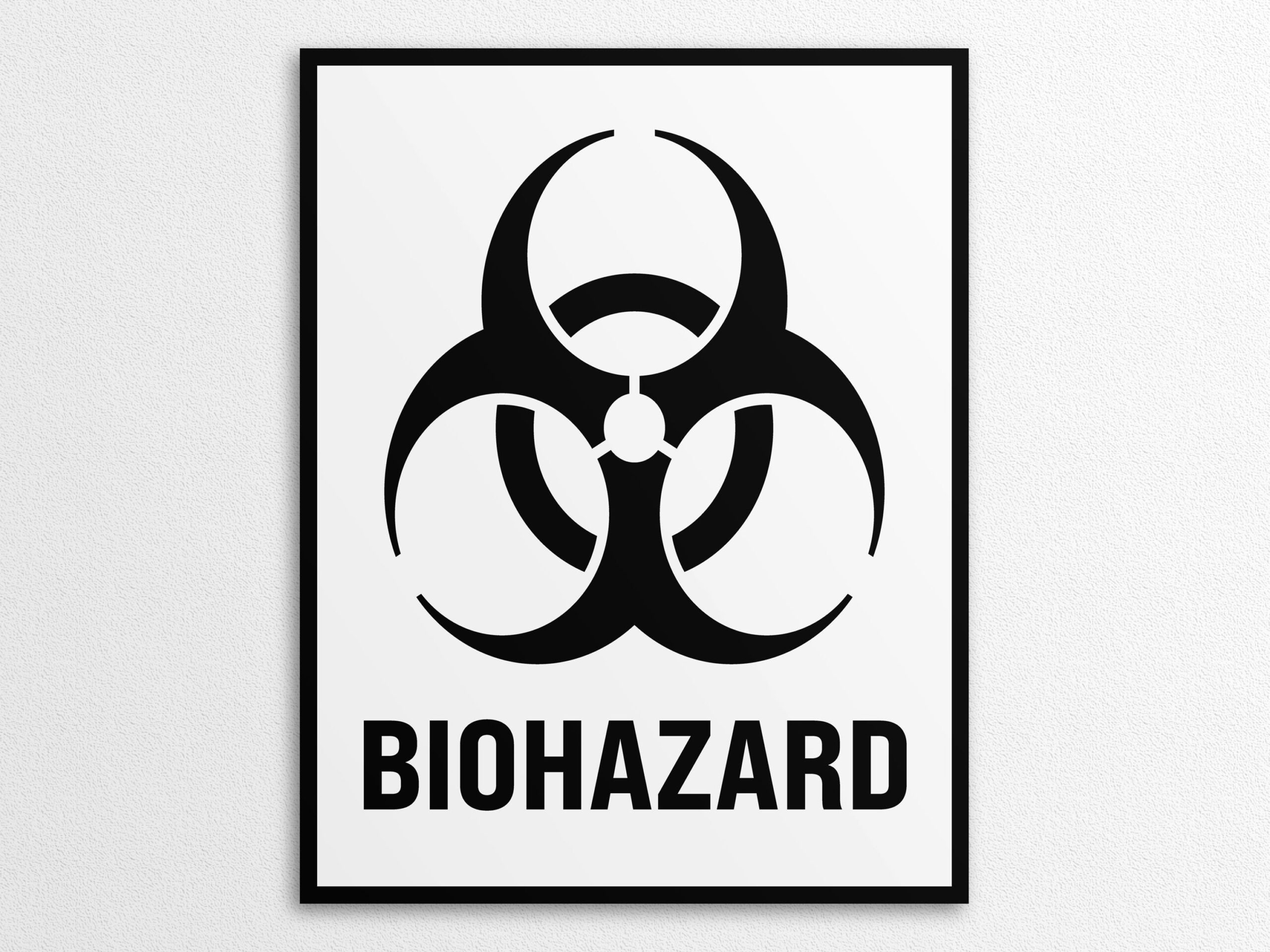 Printable Biohazard Sign In US Letter And A4 Sizes Instant Download PNG PDF Etsy