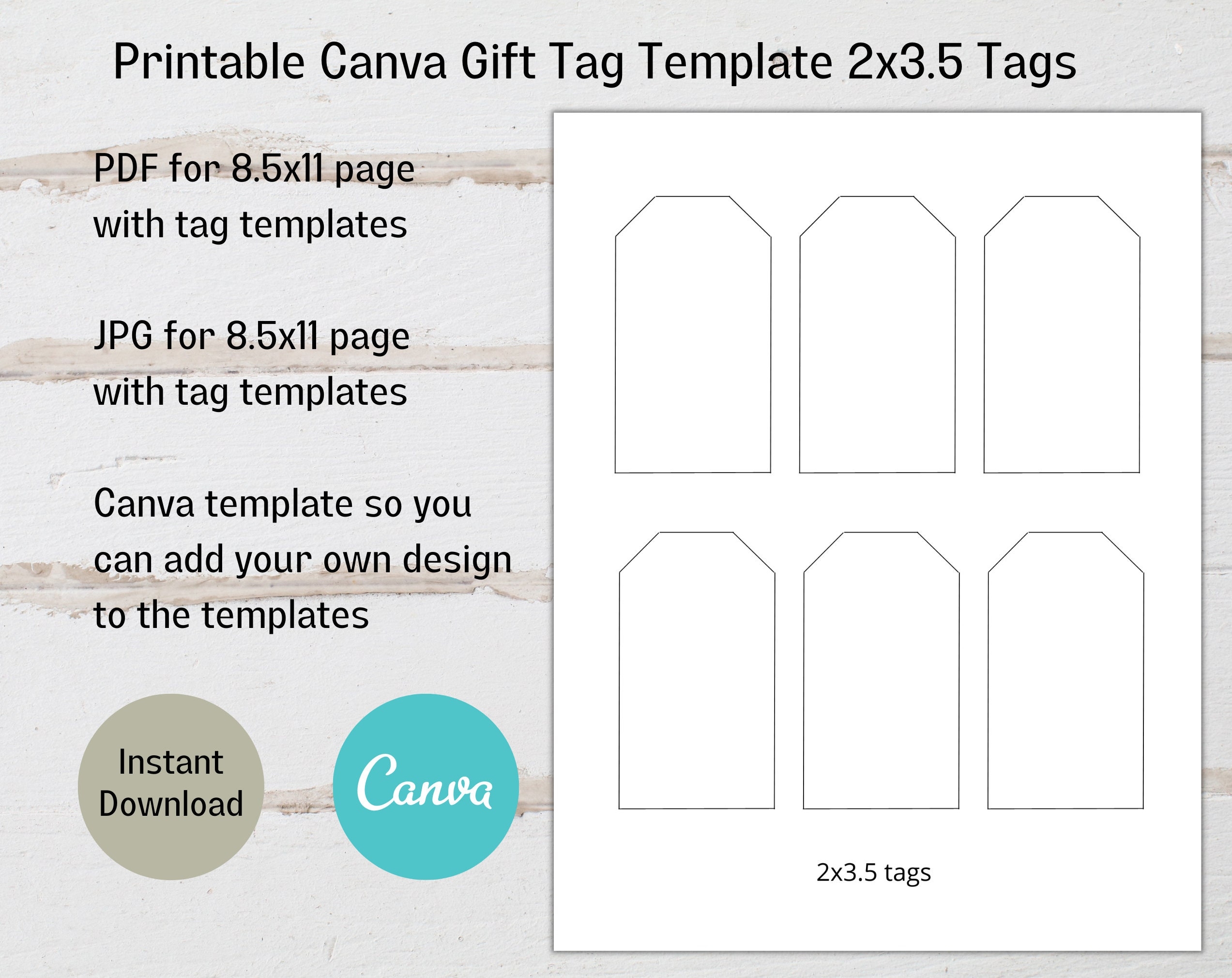 printable gift tag template