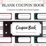 Printable Coupon Book Template Blank Vouchers Best Friends Gift Printable Coupons Birthday Gift Ideas DIY For Kids For Mom For Dad Etsy
