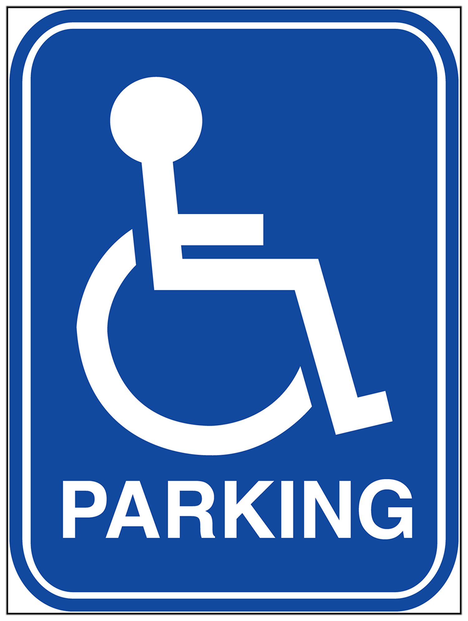 Printable Disabled Parking Sign Printable Party Favors