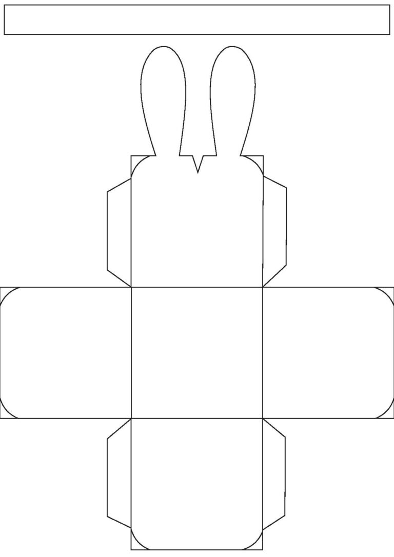 Printable Easter Basket Template