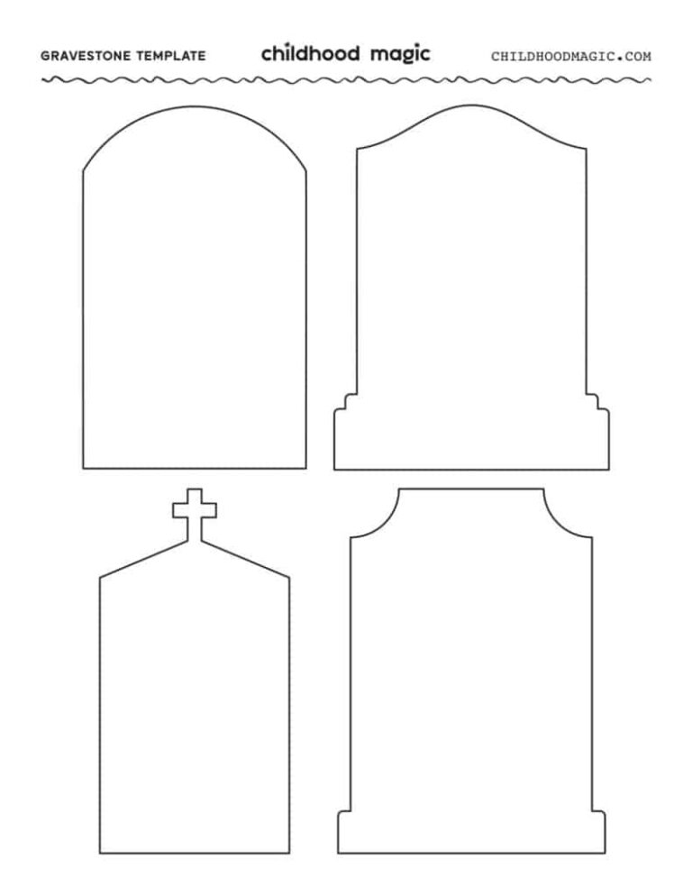 Printable Gravestone Template Www lx iriss uk