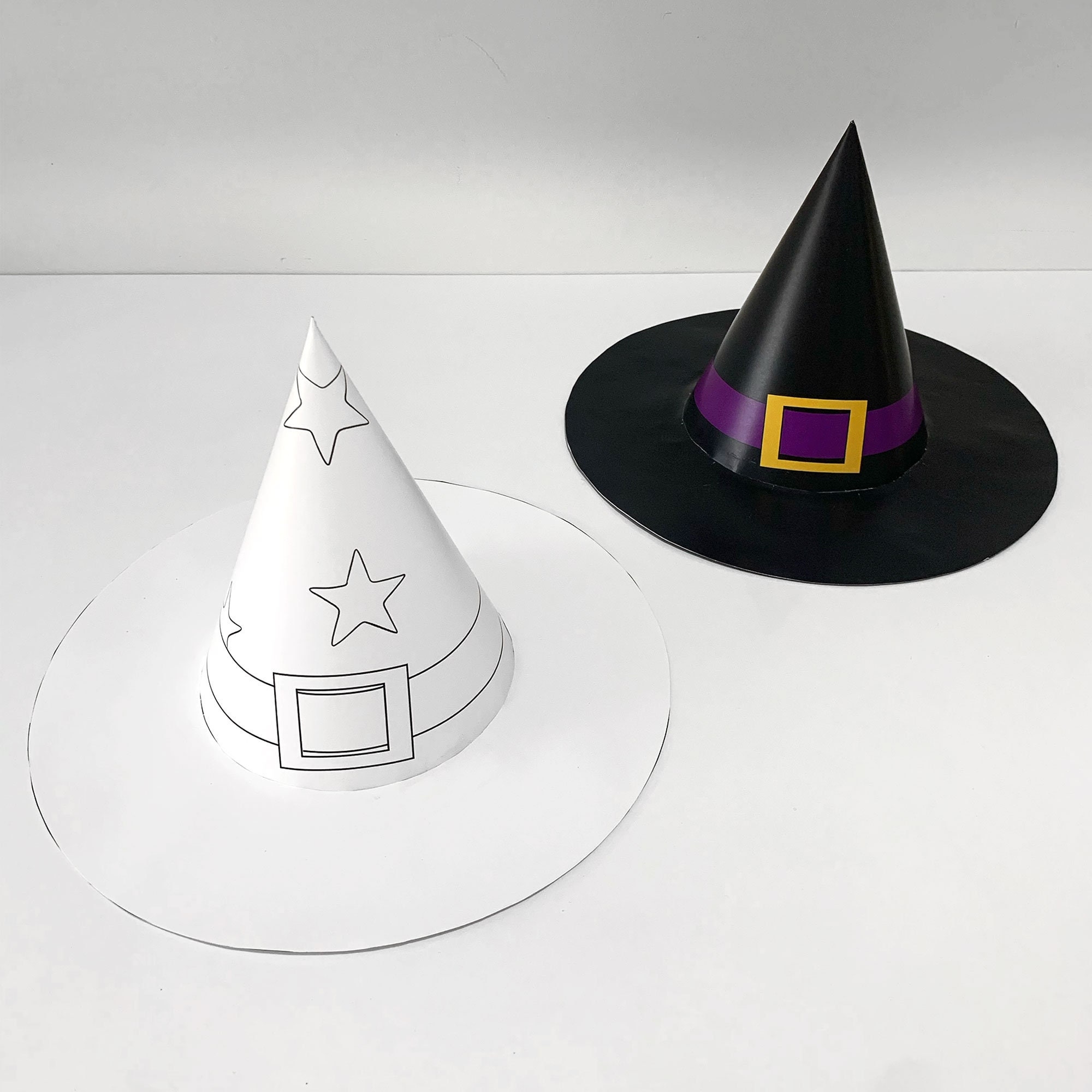 Printable Halloween Witch Hat Witch Hat Craft Halloween Activity Halloween Craft Instant Download Digital Download Witch Hat Etsy