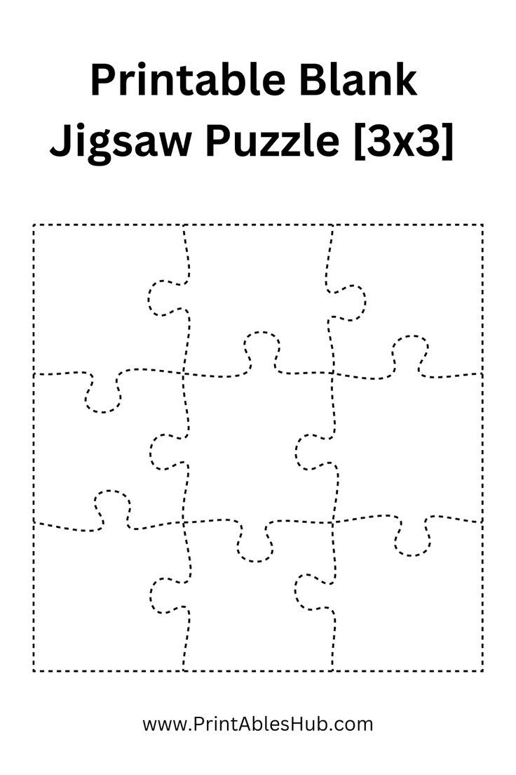 printable puzzle piece template