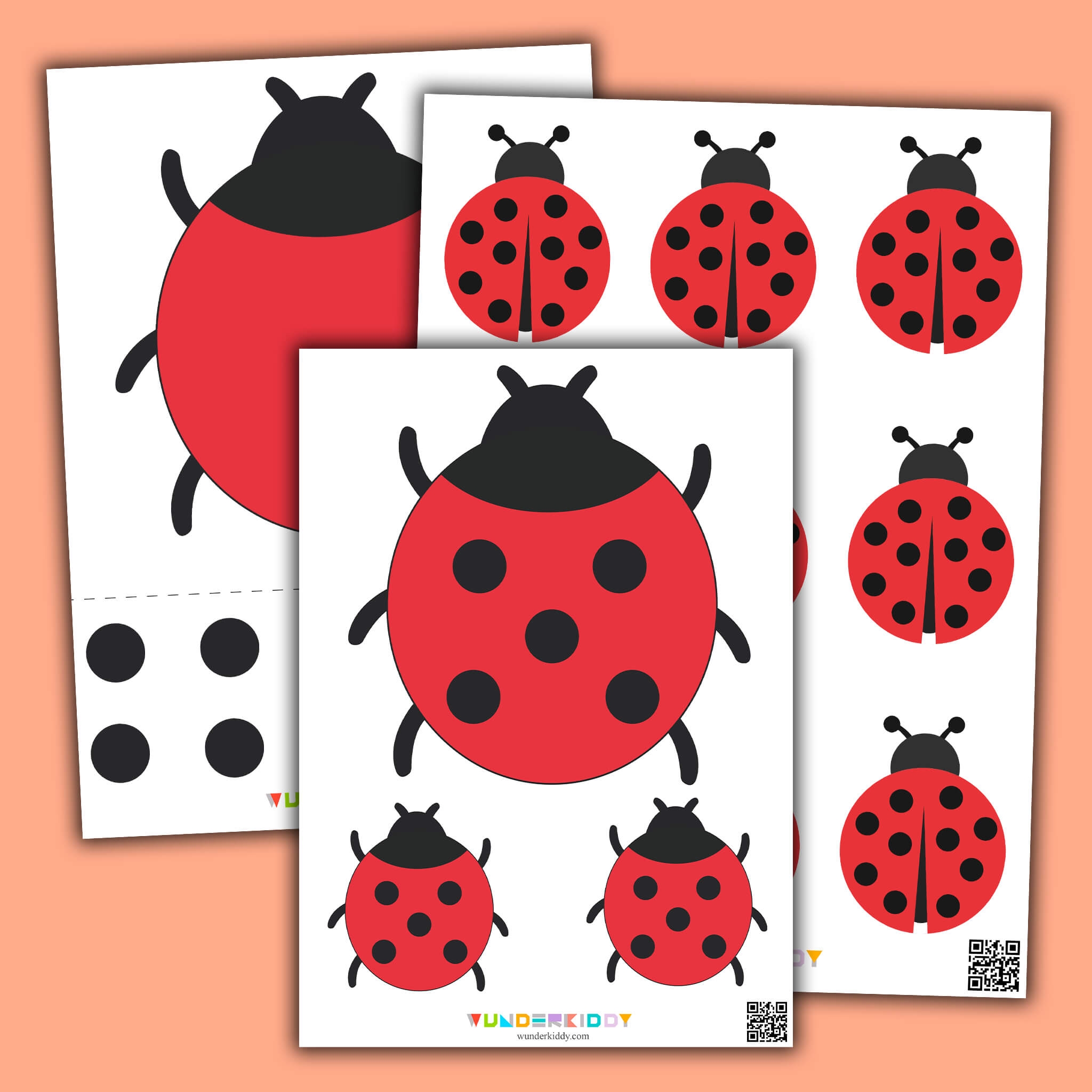 ladybug template printable