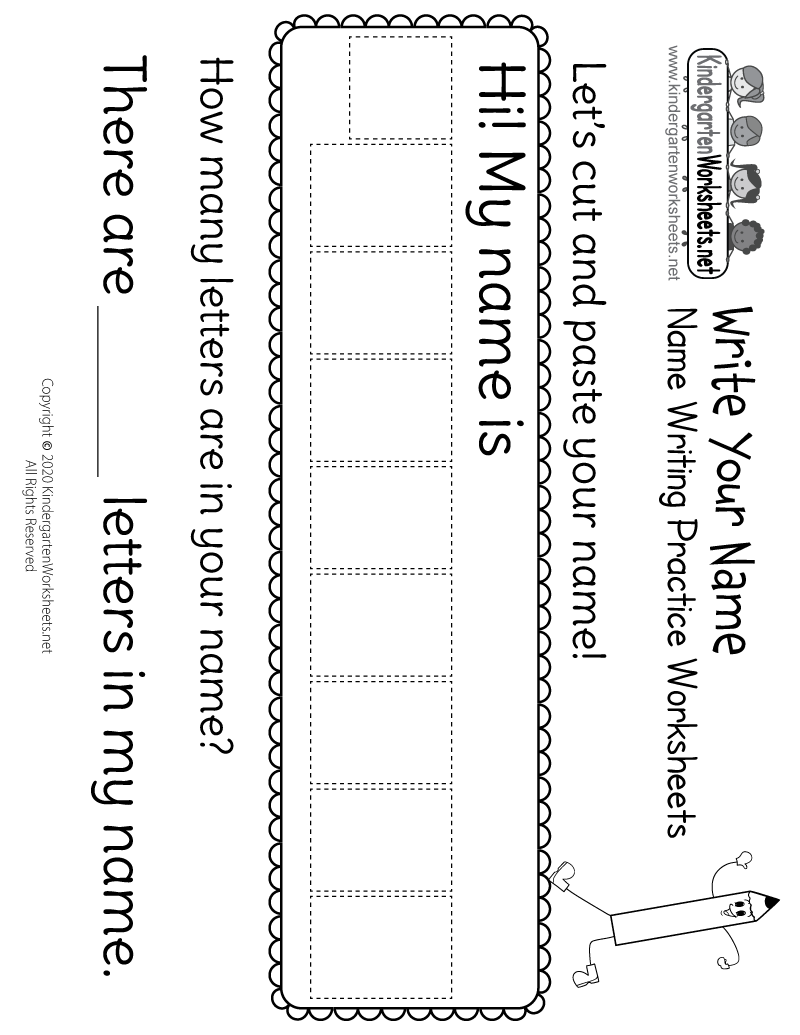 printable name worksheets