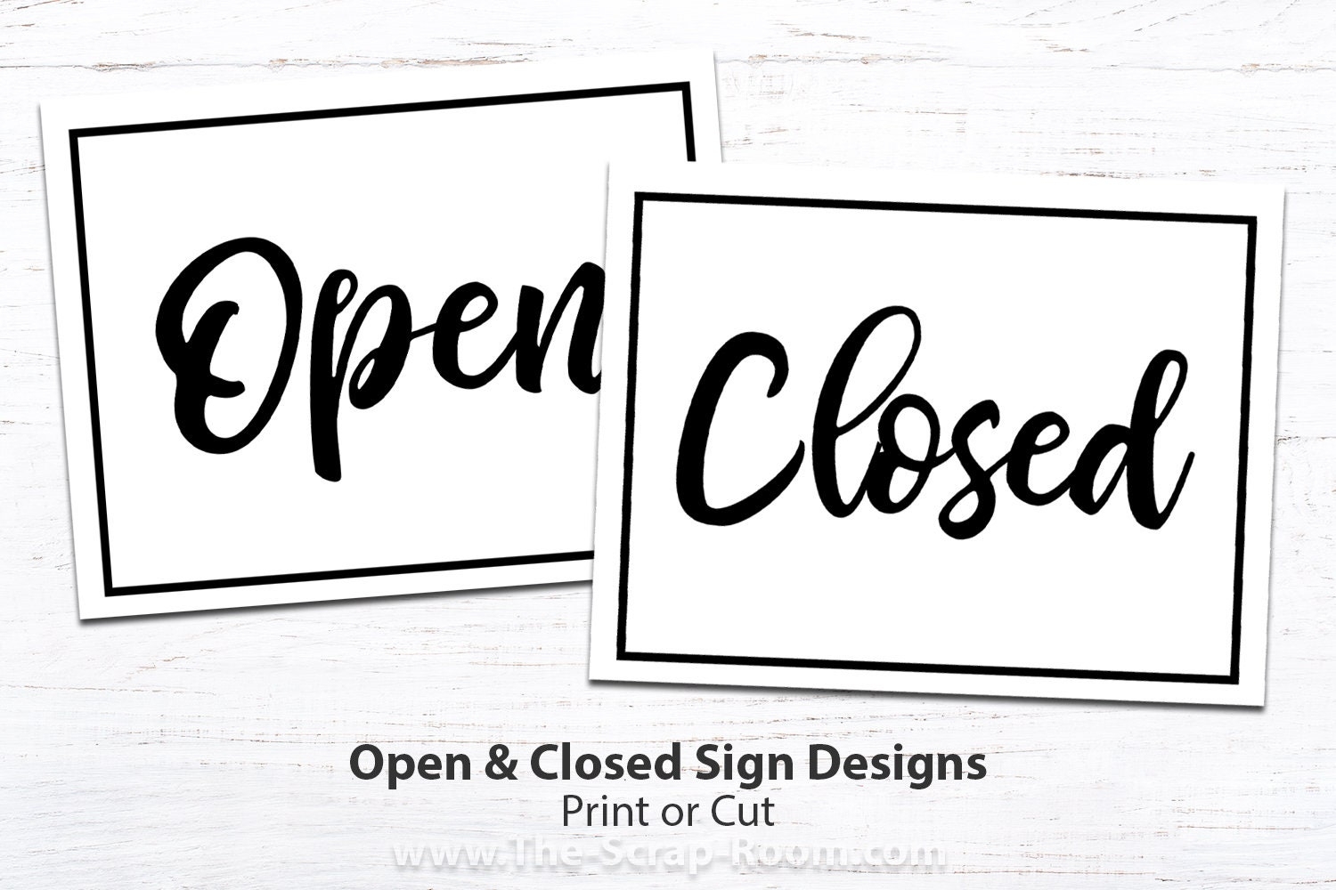 closed sign printable
