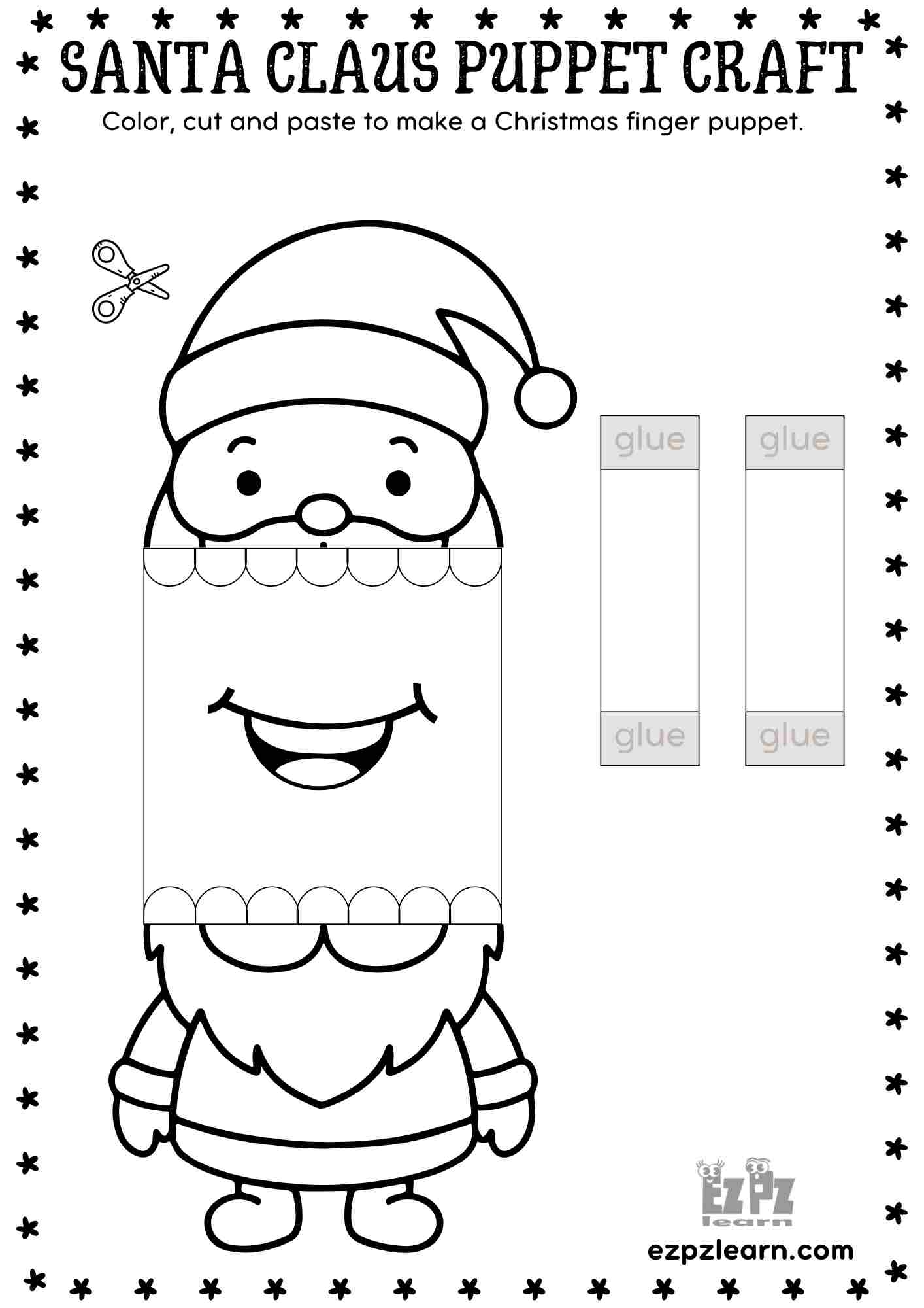 printable santa claus template
