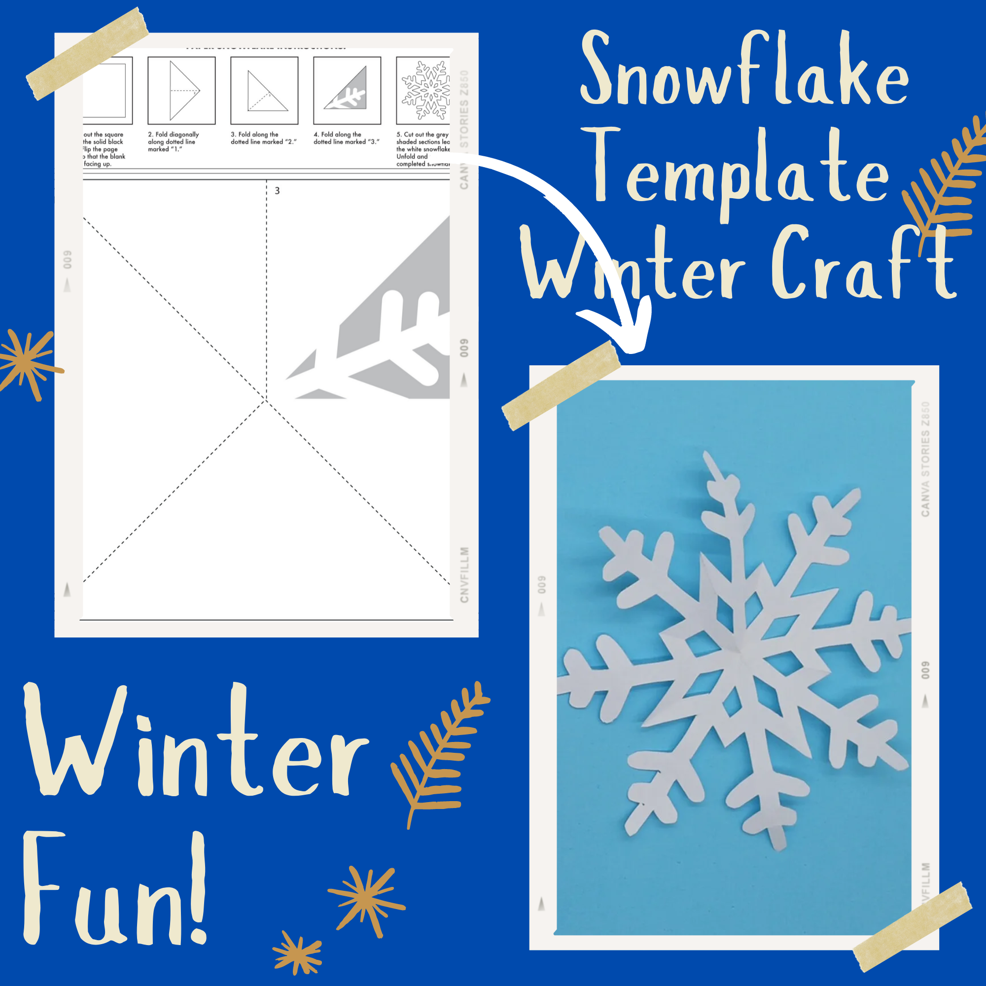 snowflake printable template