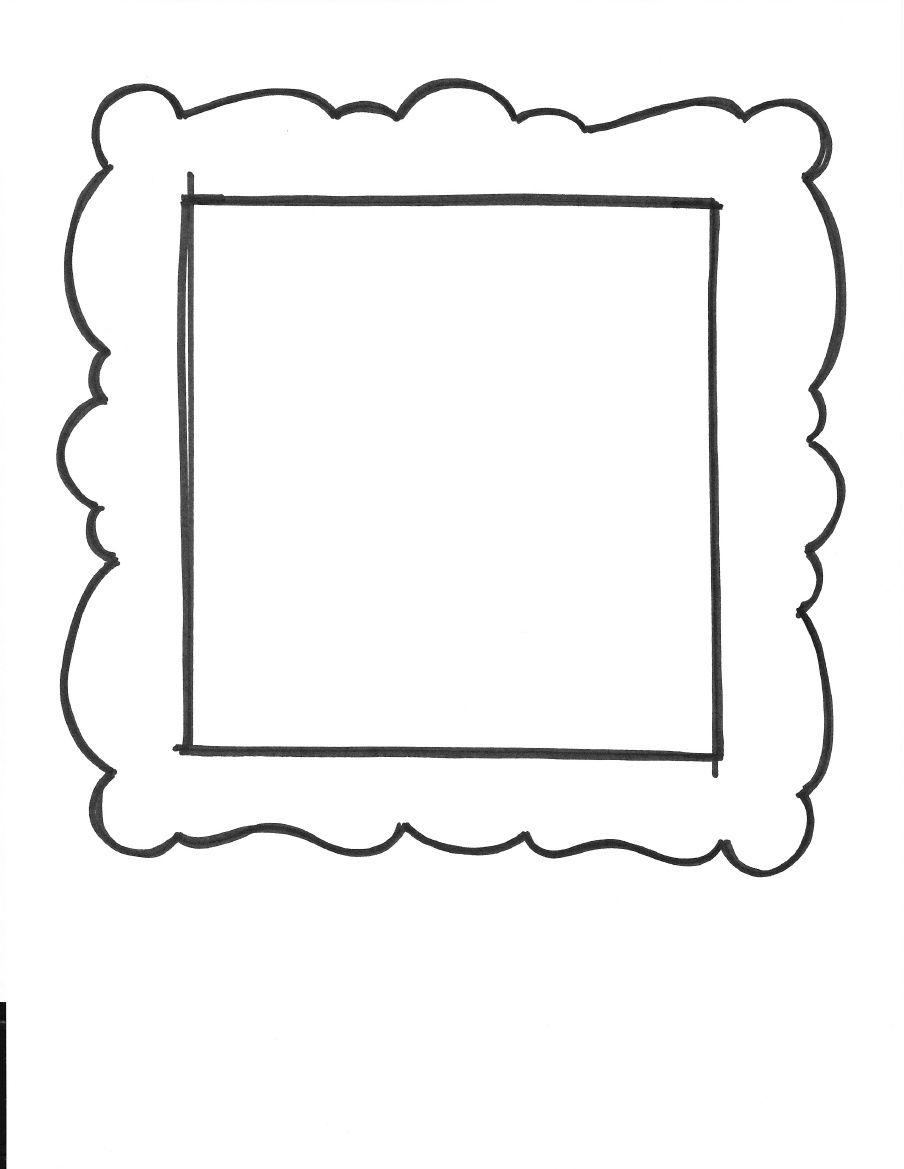 printable frame template