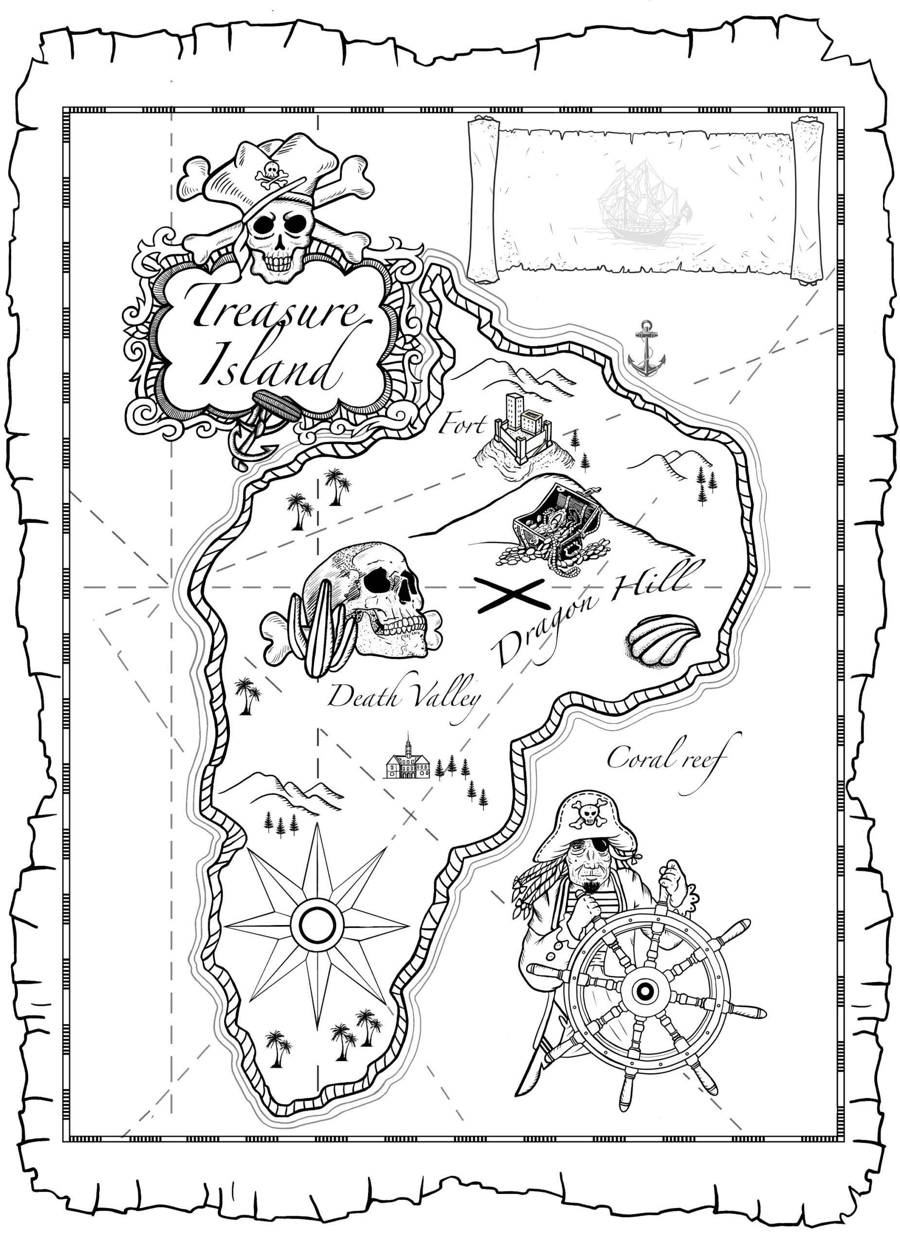 pirate maps printable