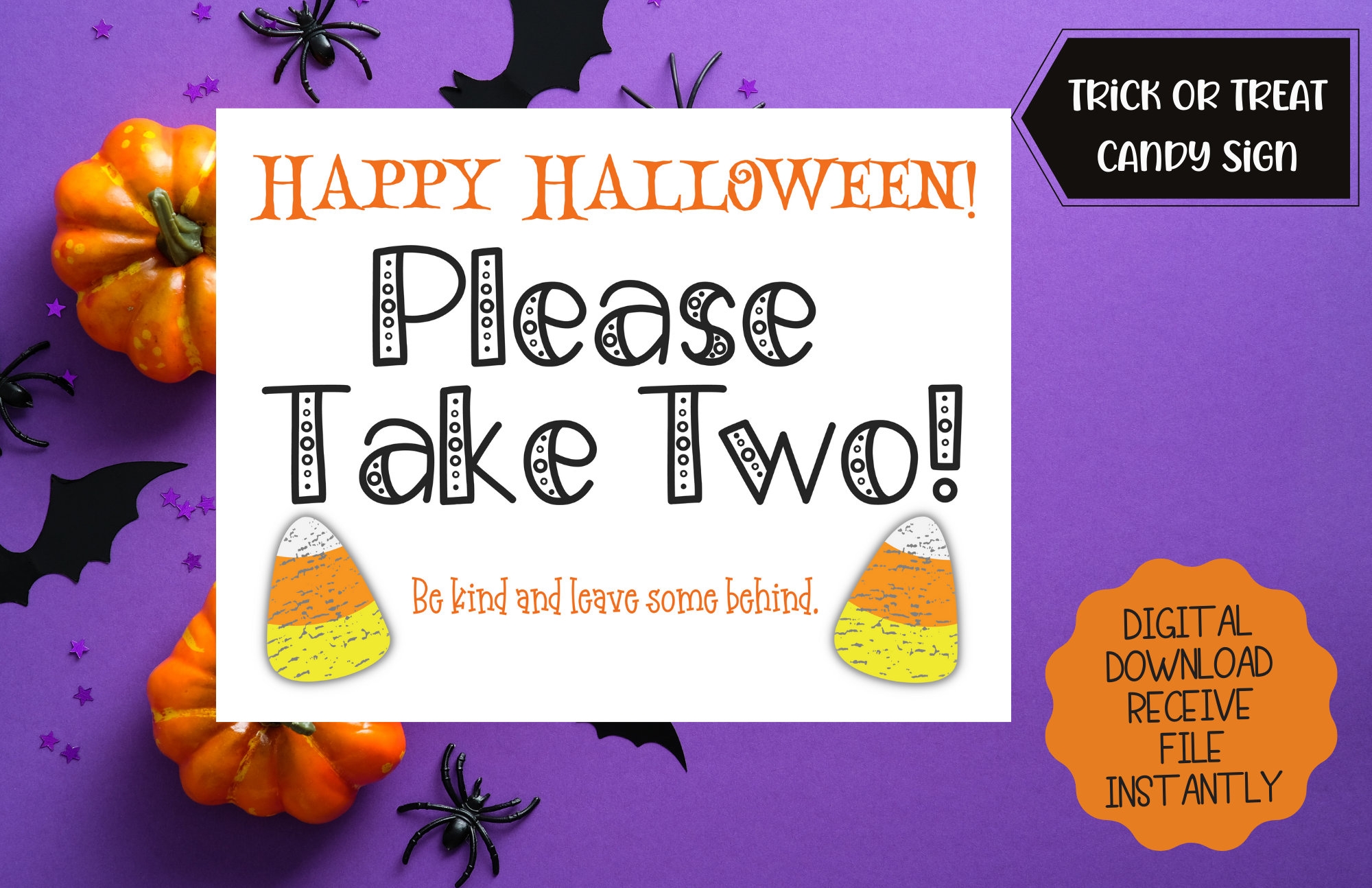 printable candy bowl sign