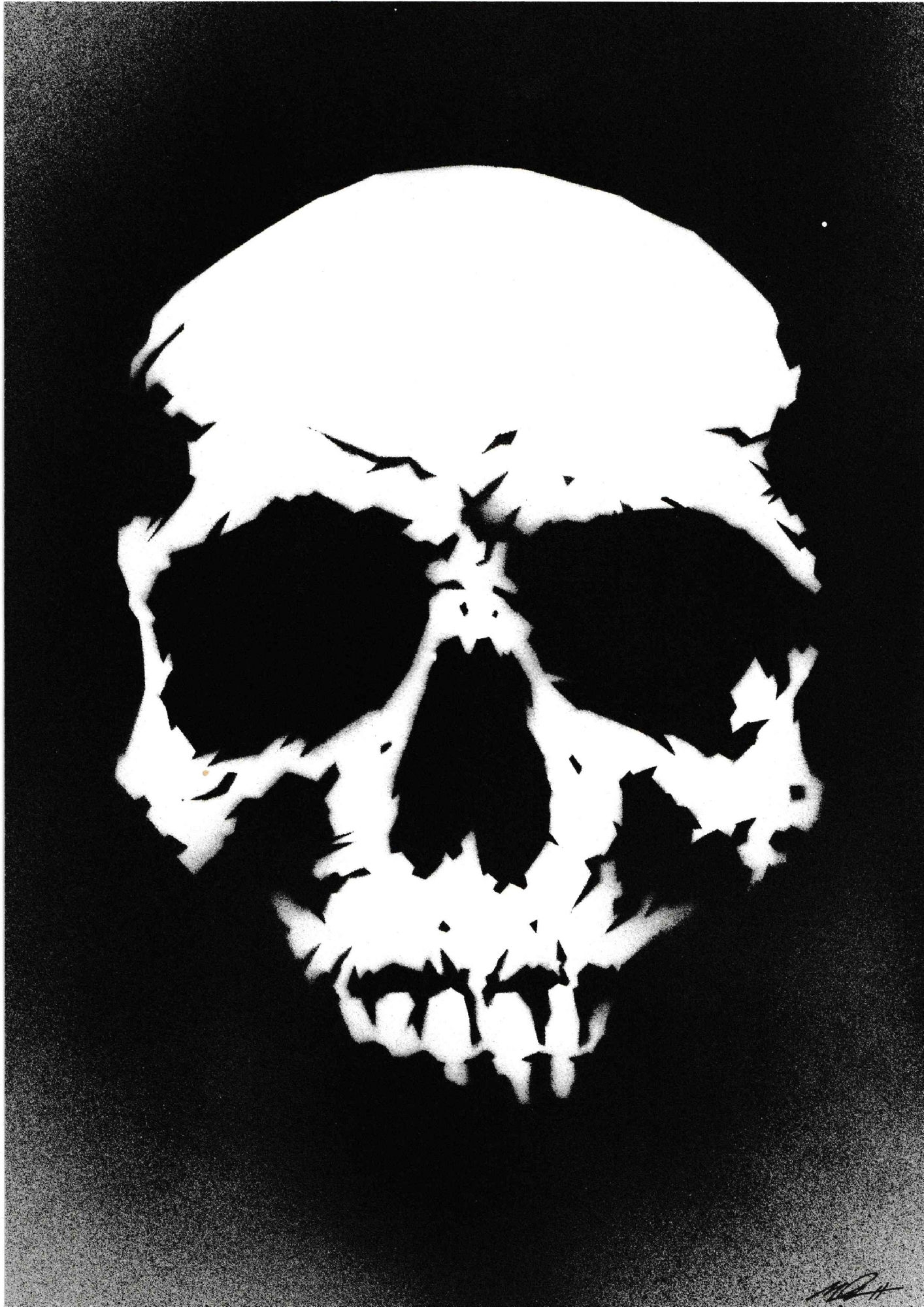 skull template printable