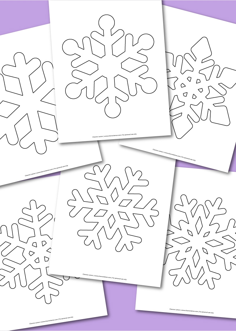 printable snowflake coloring sheets