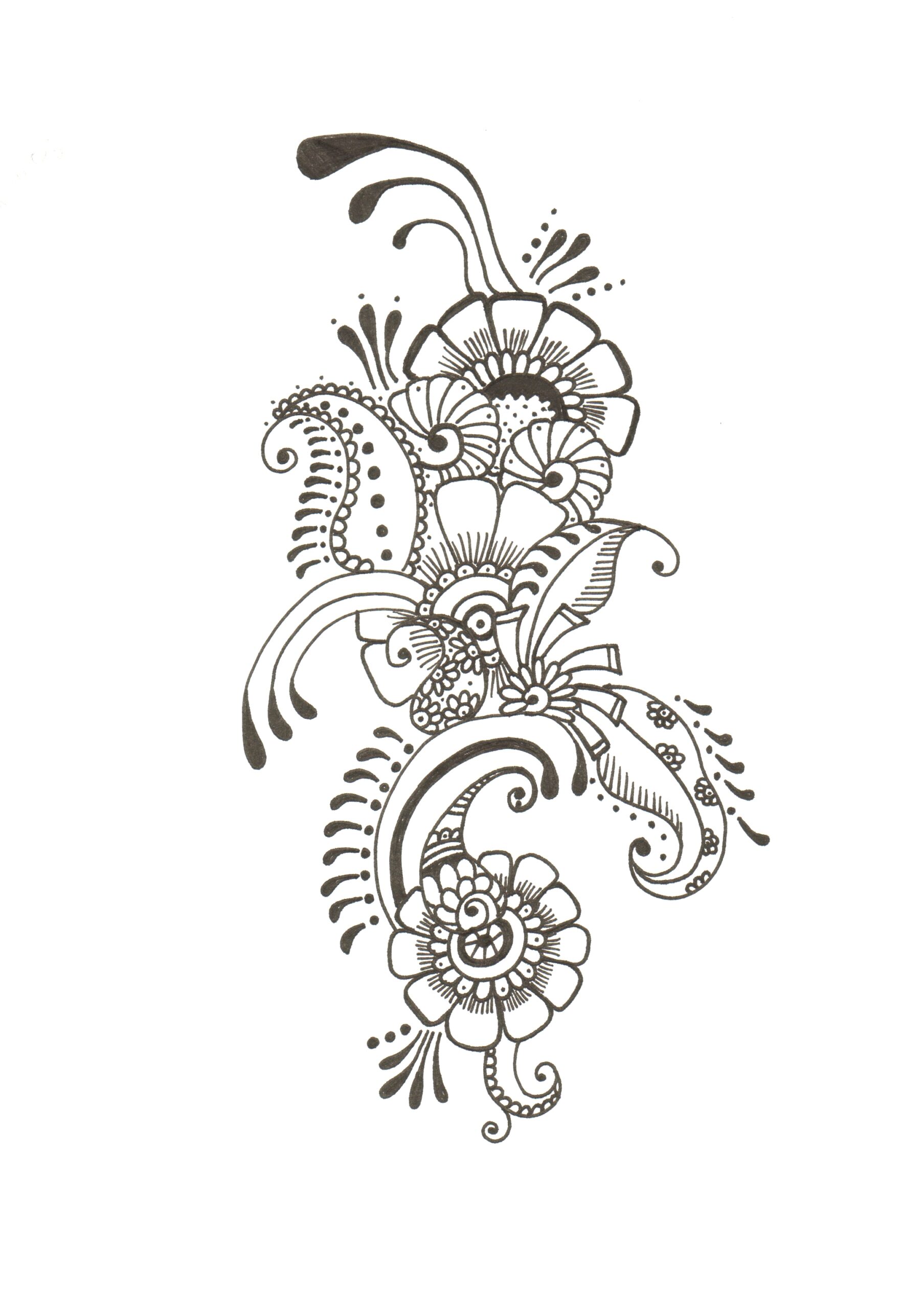 Printable Stencil Henna Patterns Printable Party Favors