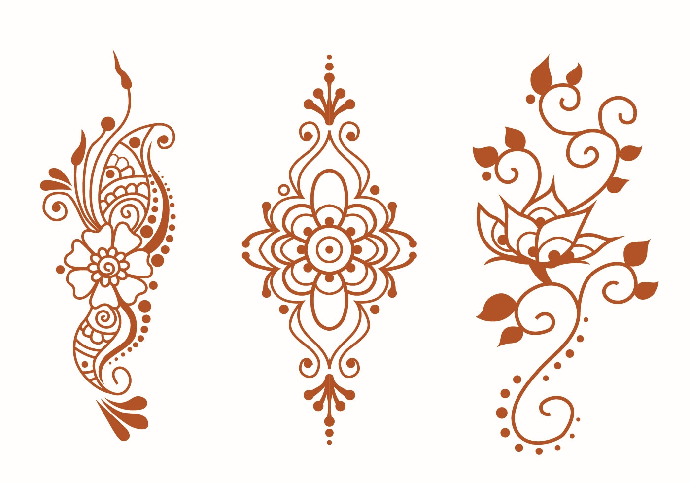 Printable Stencil Henna Patterns Printable Party Favors