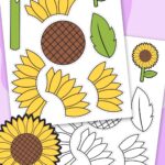 Printable Sunflower Craft Template
