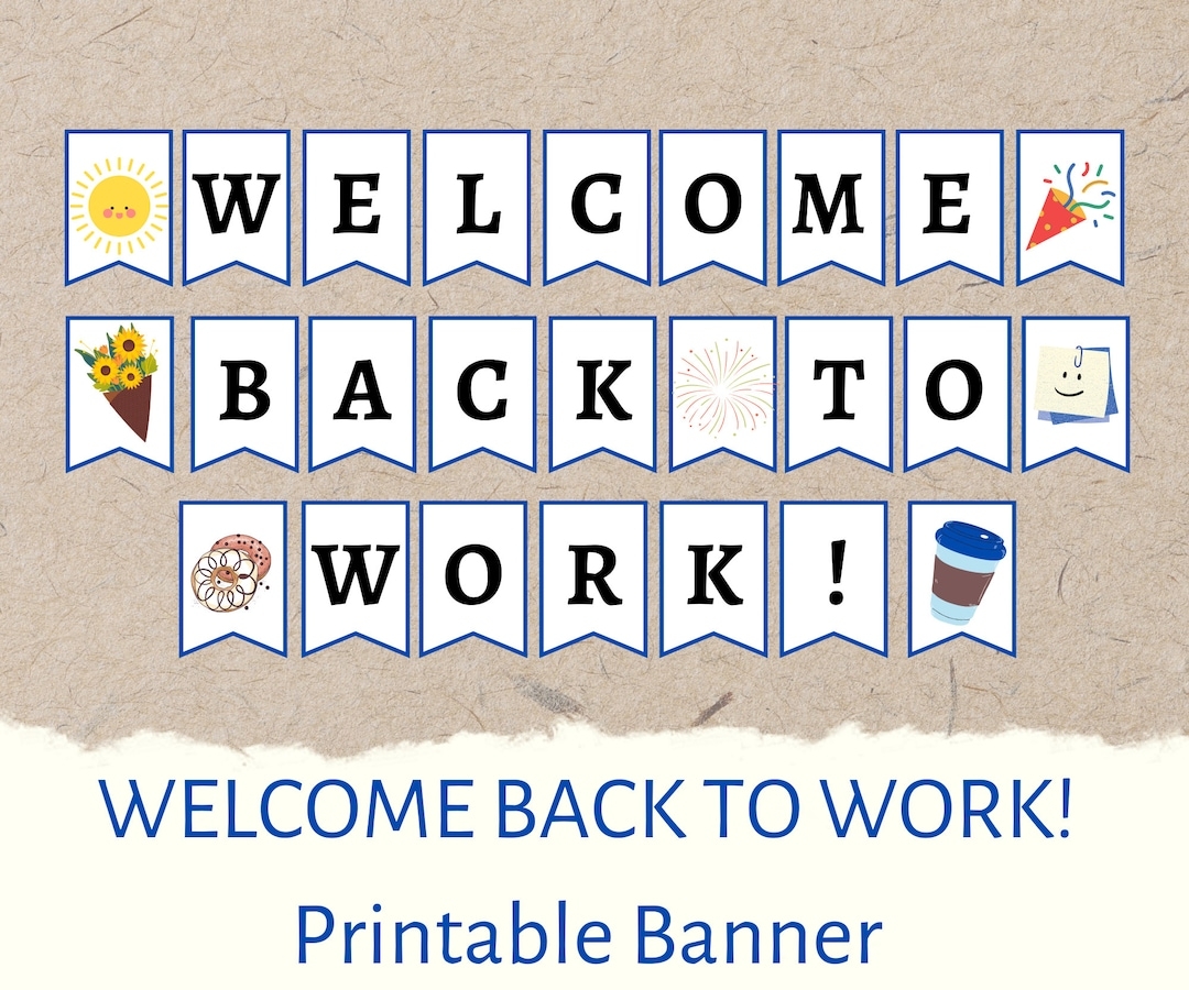 free printable welcome back sign