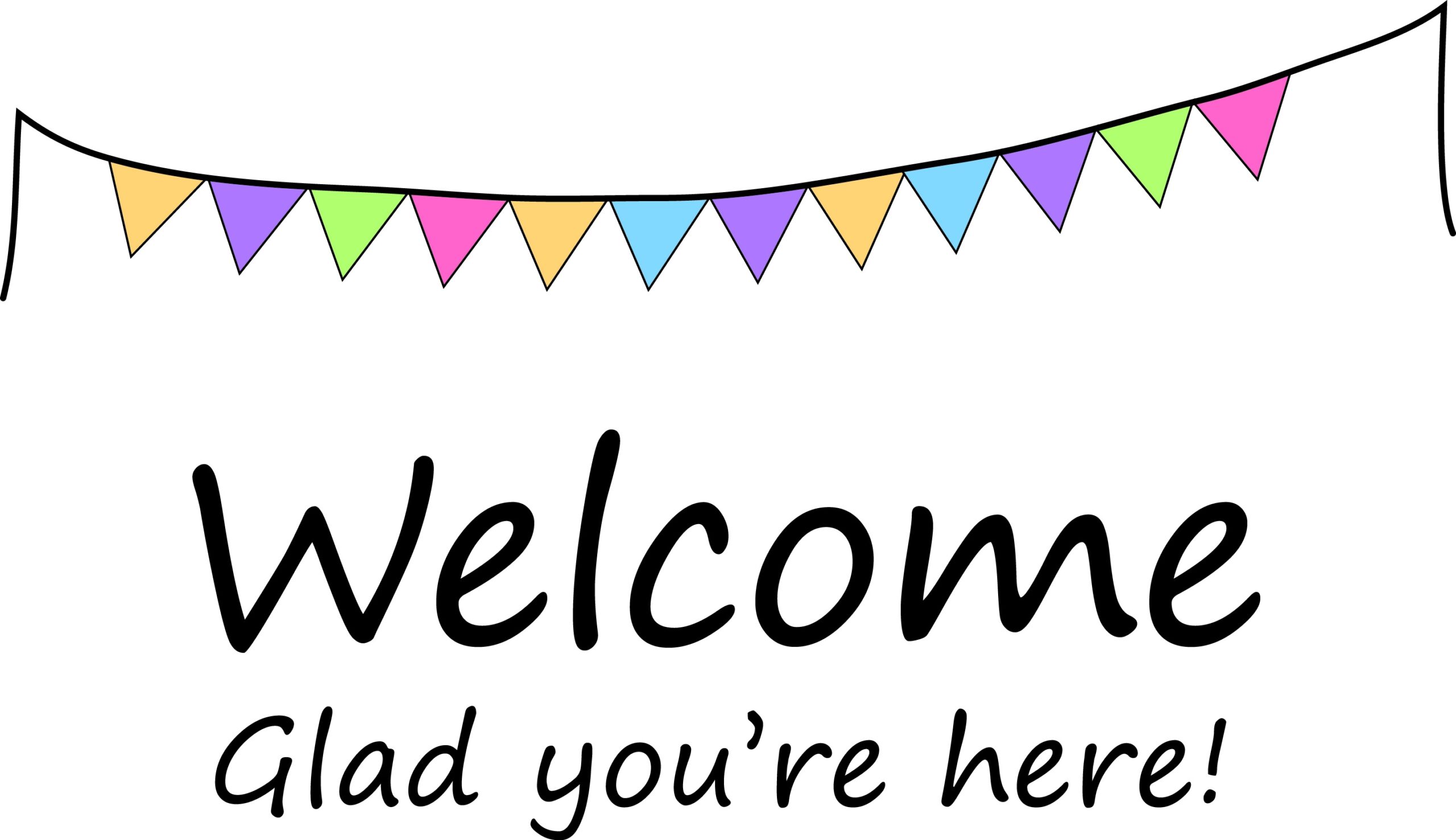 welcome sign free printable
