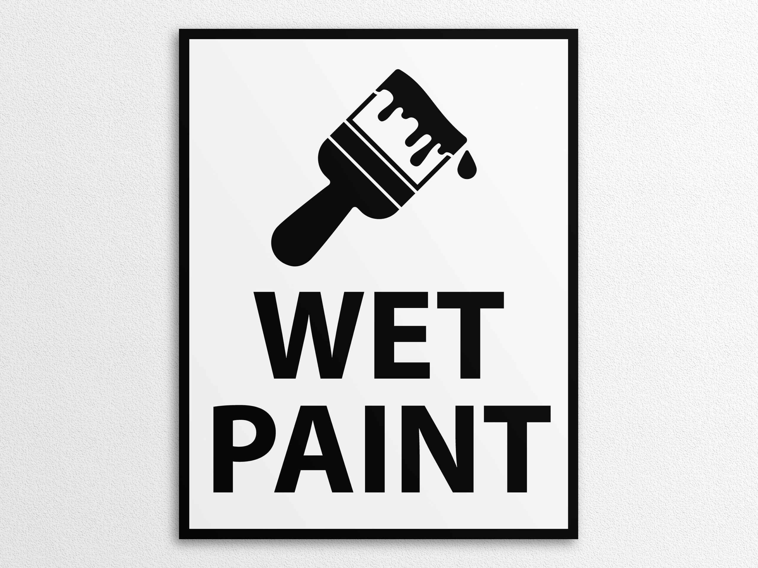 Printable Wet Paint Sign In US Letter And A4 Sizes Instant Download PNG PDF Etsy
