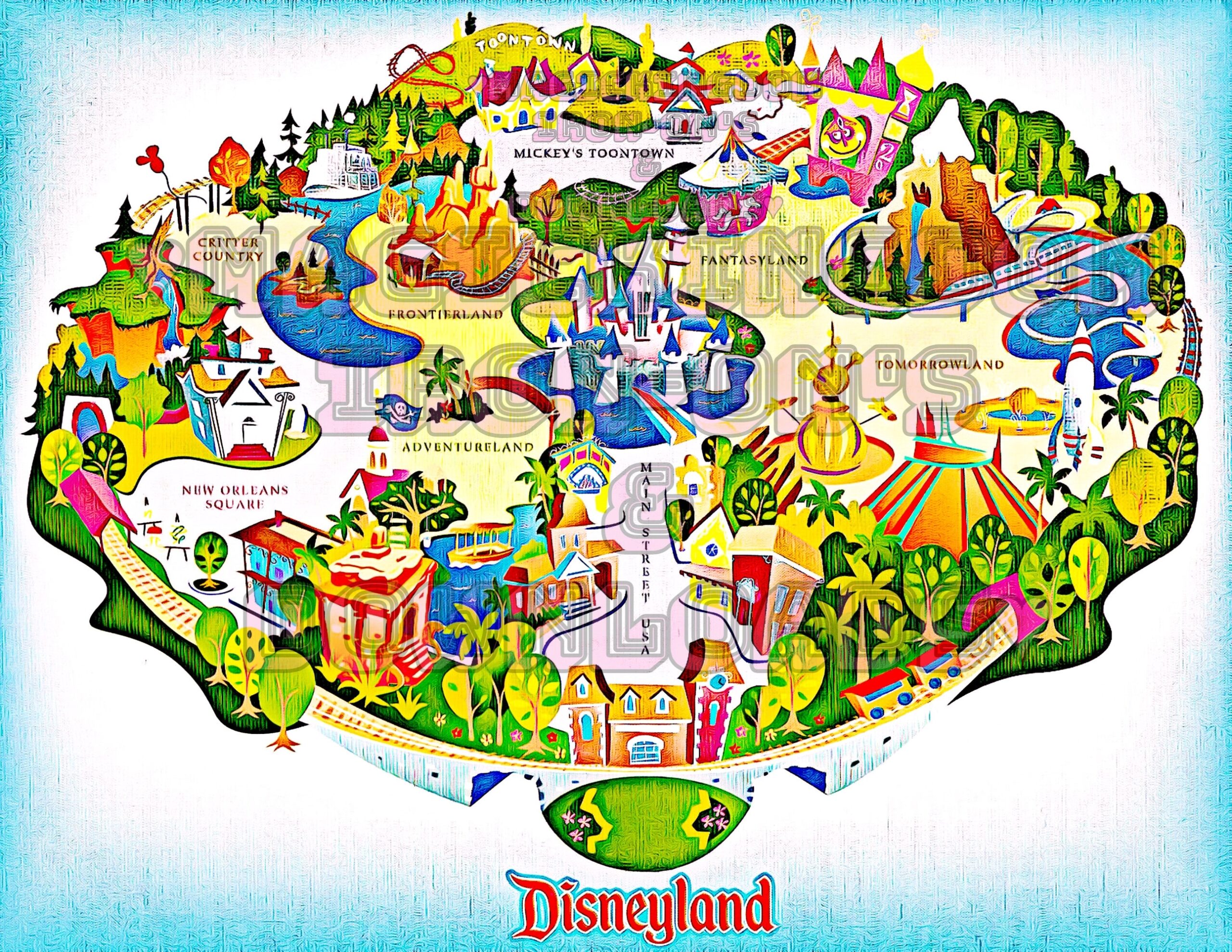 printable disneyland map