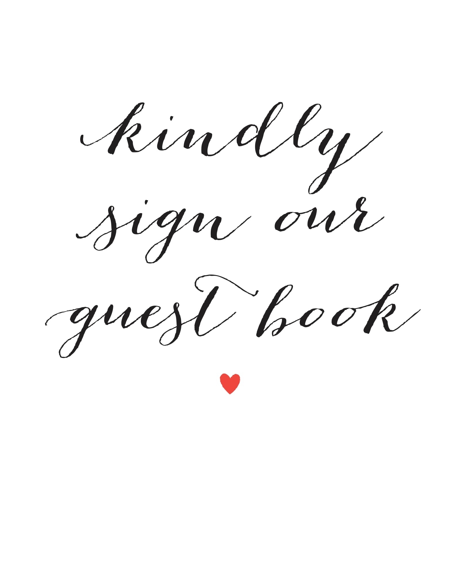 printable wedding signs