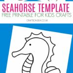 Seahorse Template FREE Printable PDF Crafts On Sea