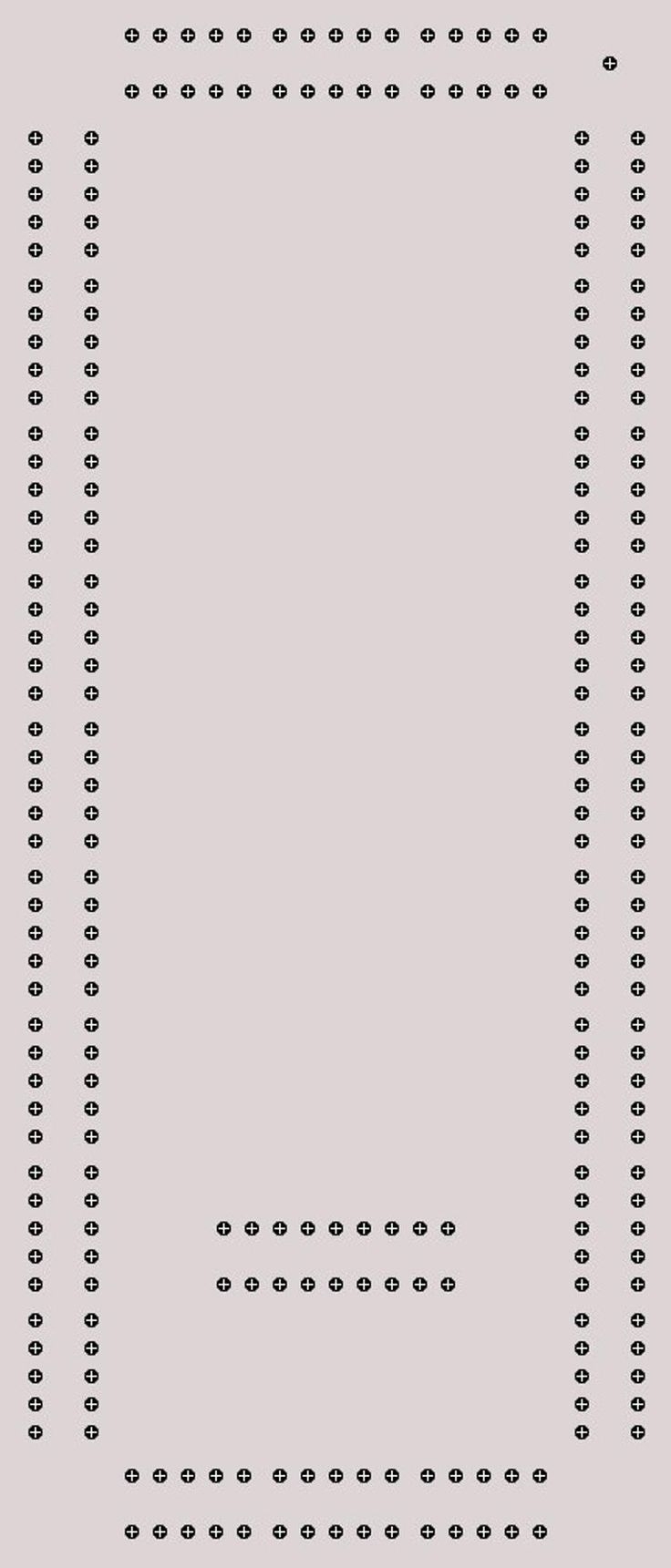 printable cribbage board template