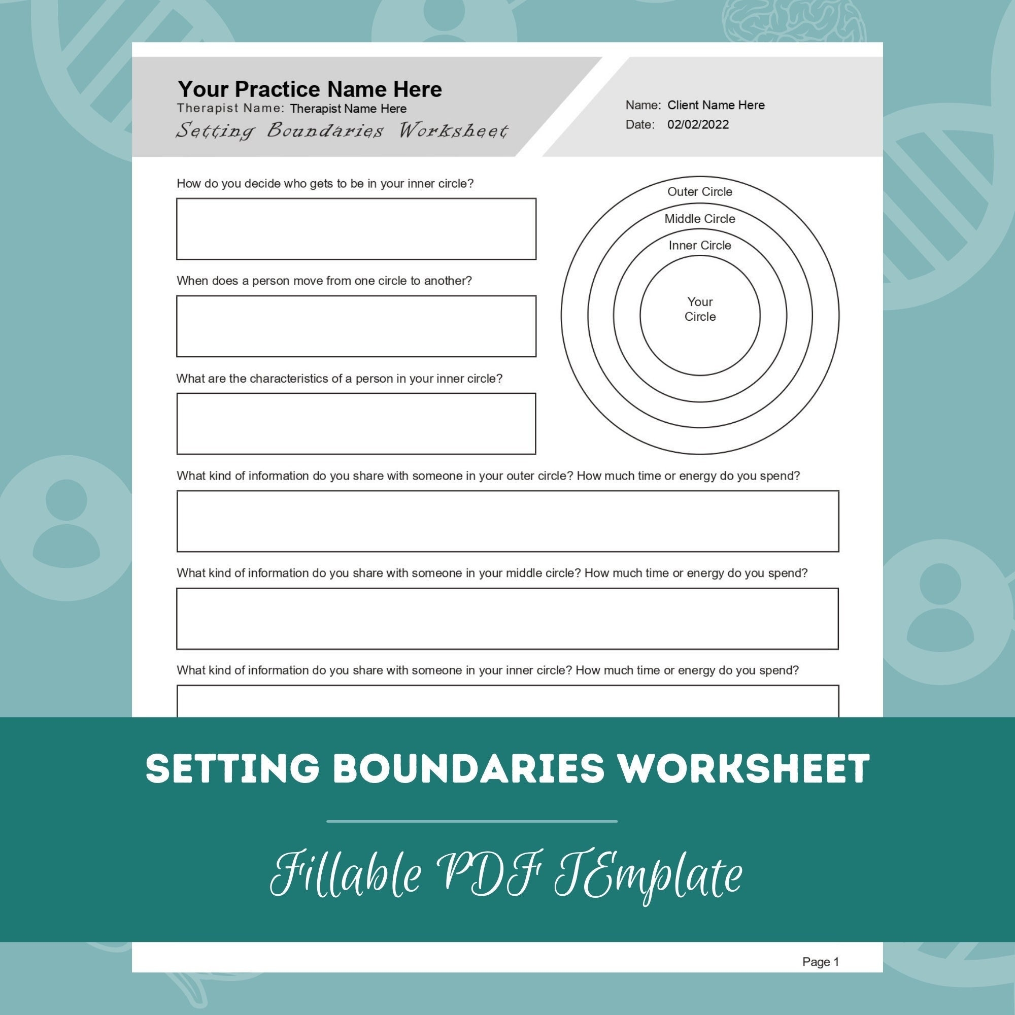 printable setting boundaries worksheet