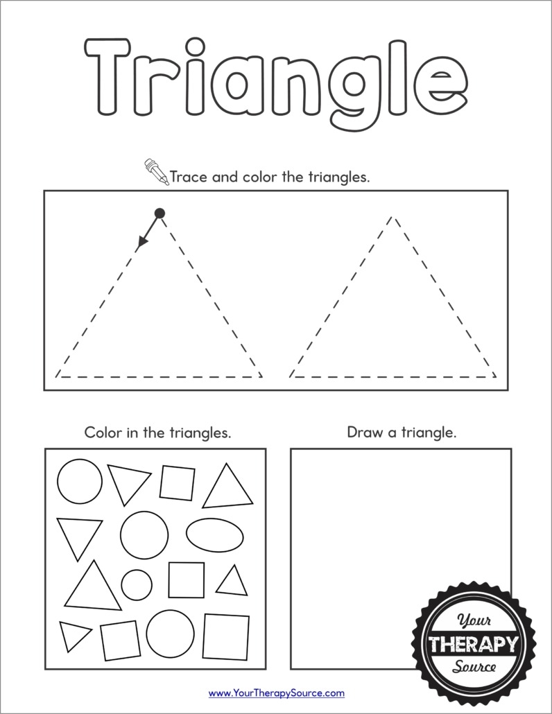 free printable worksheets for shapes