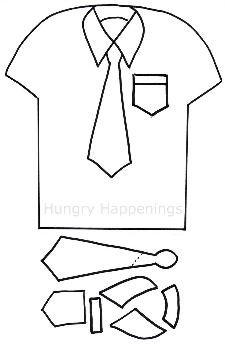 printable tie template