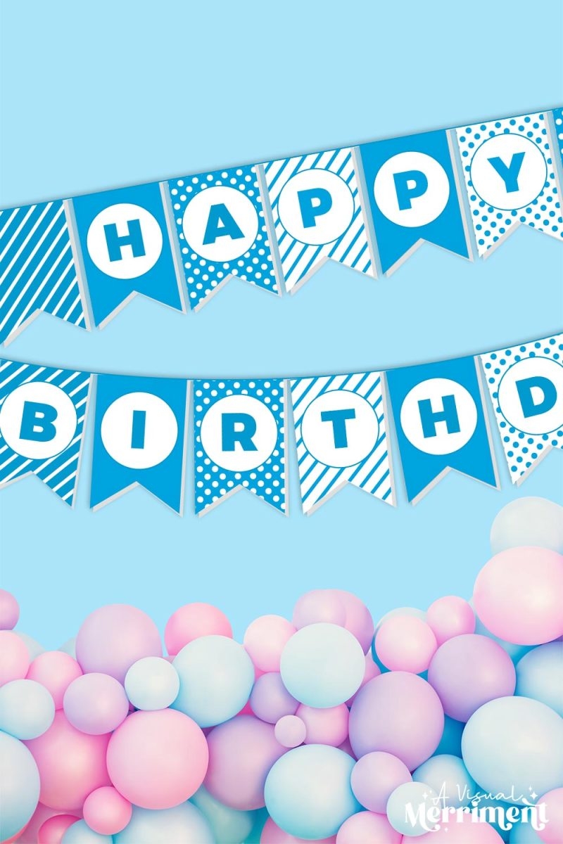 happy birthday sign free printable