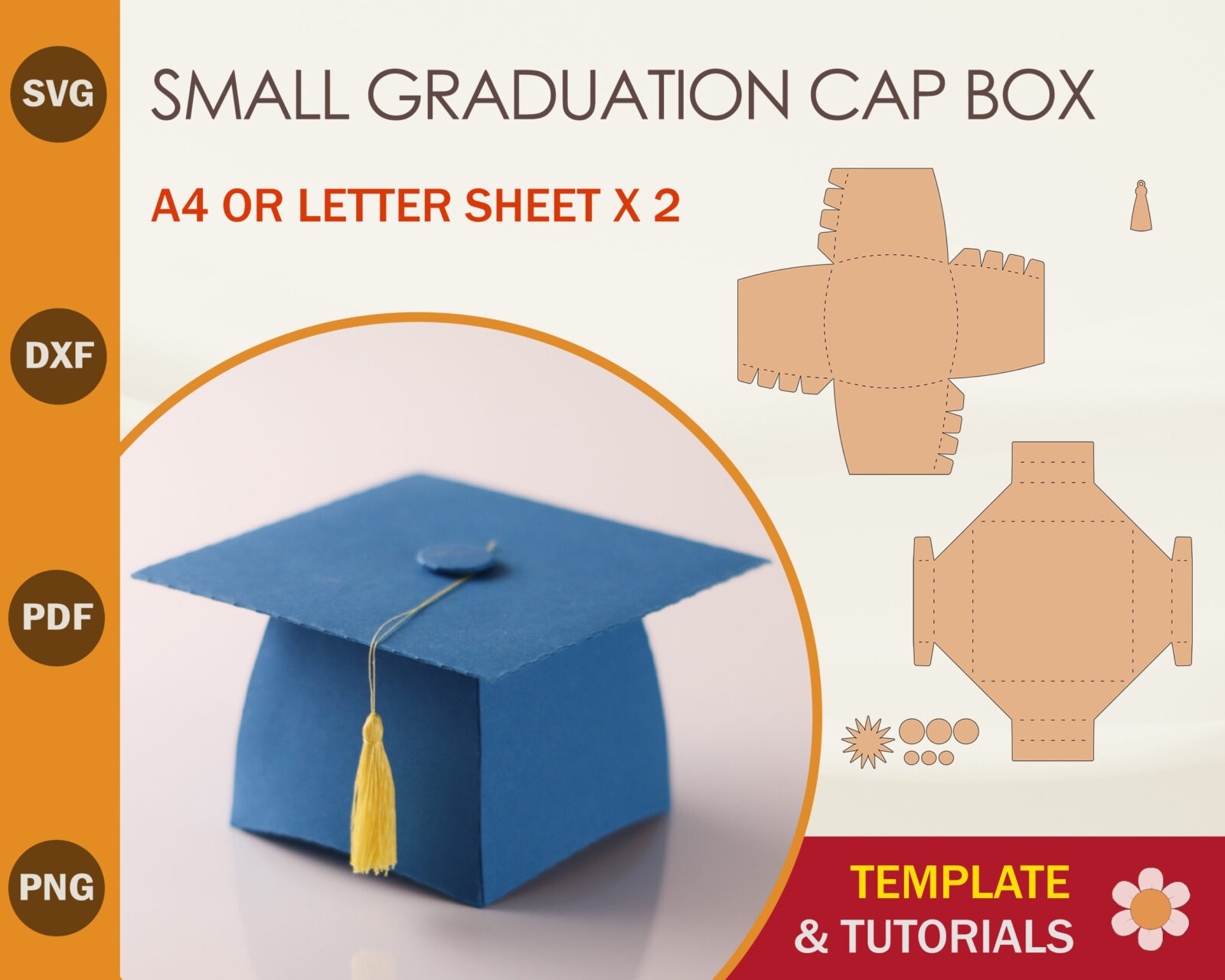 graduation cap template printable