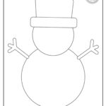Snowman Template For Kids Crafts Kids Activities Blog