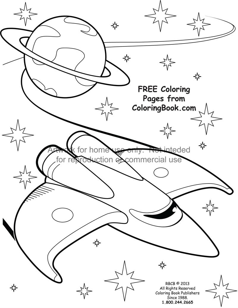 printable space coloring sheets