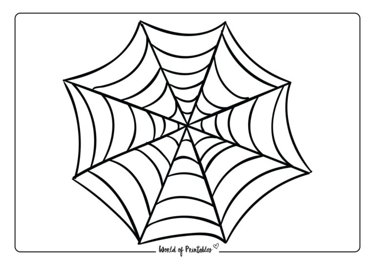 Spiderweb Printables World Of Printables