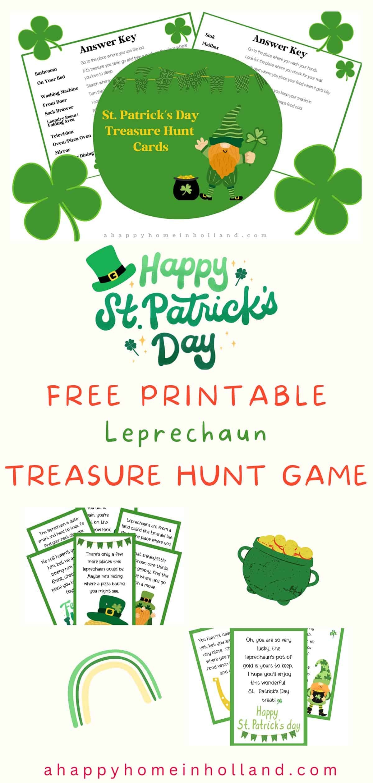 leprechaun map printable