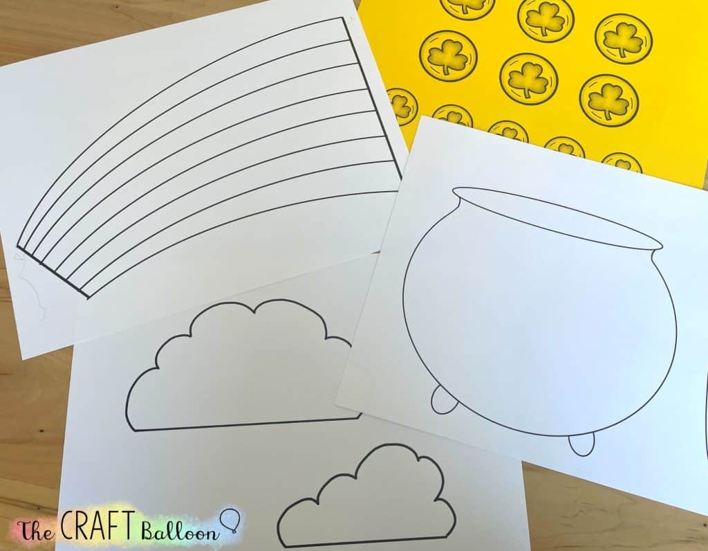 pot of gold template printable