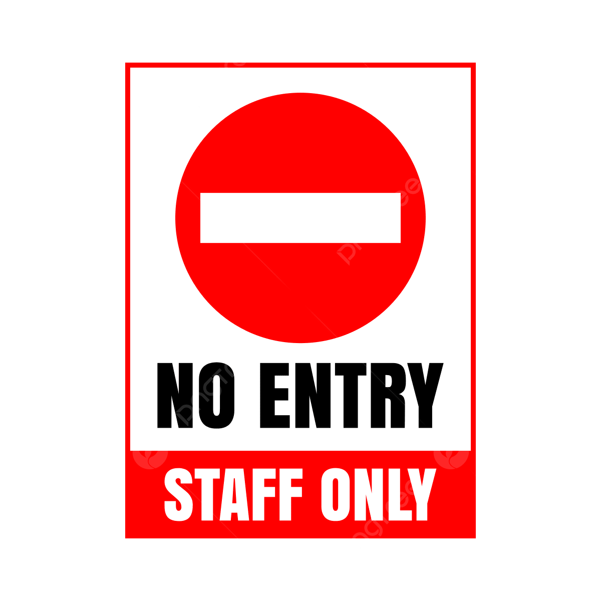 Staff Only PNG Transparent Images Free Download Vector Files Pngtree