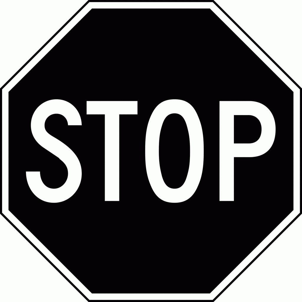printable stop sign clip art