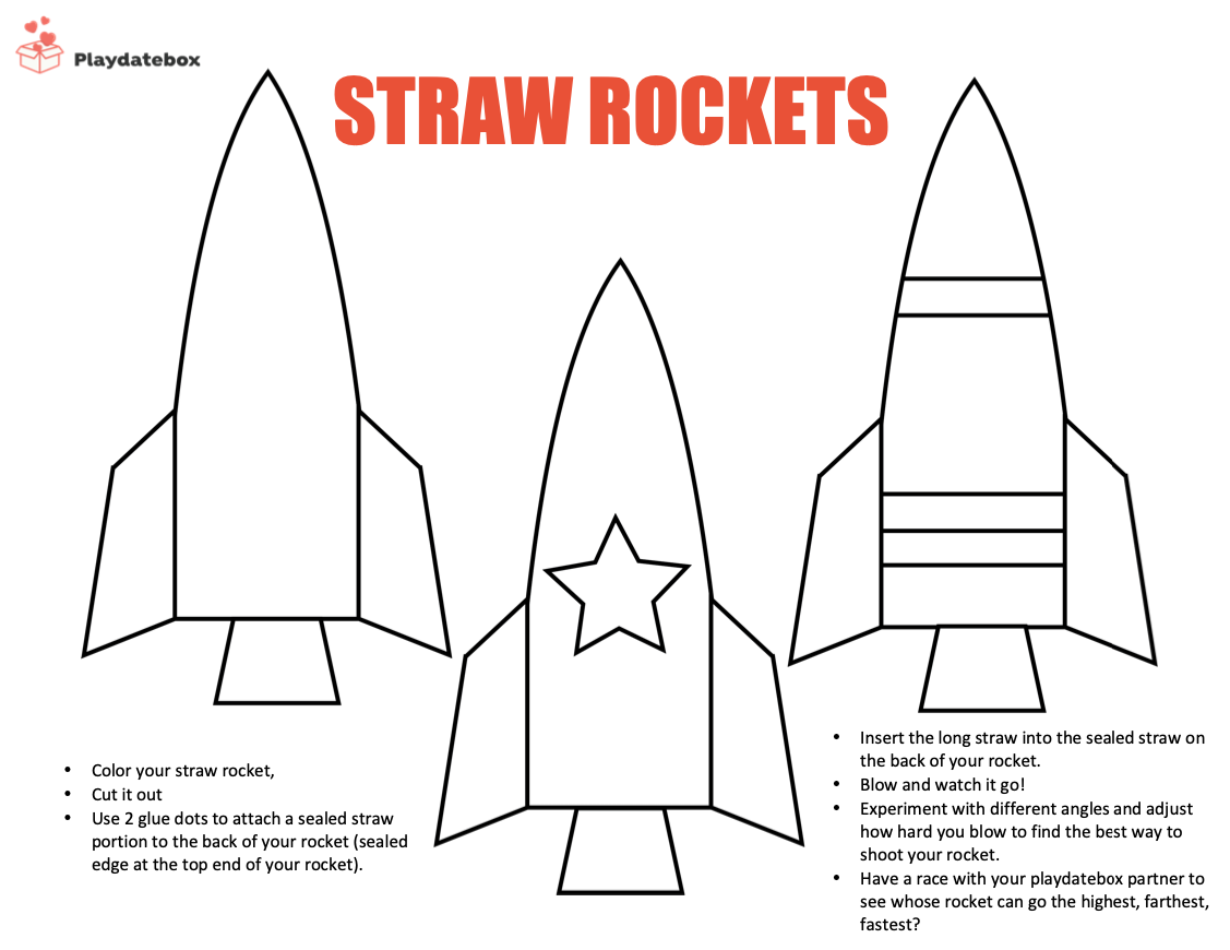 rocket template printable
