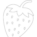 Strawberry Printable Free Template Childhood Magic