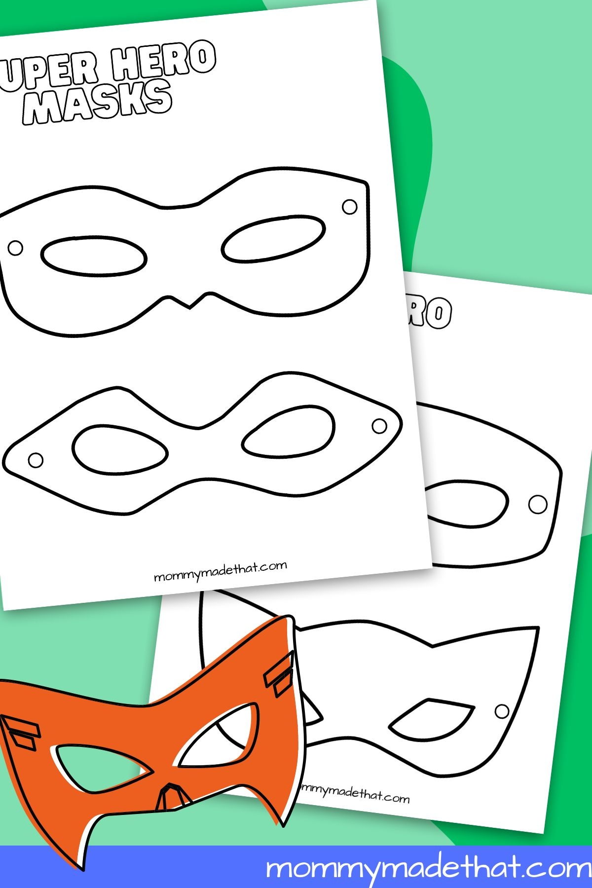 mask template printable