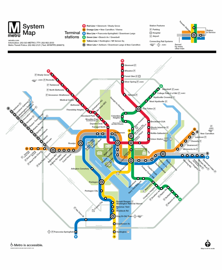 System Map WMATA