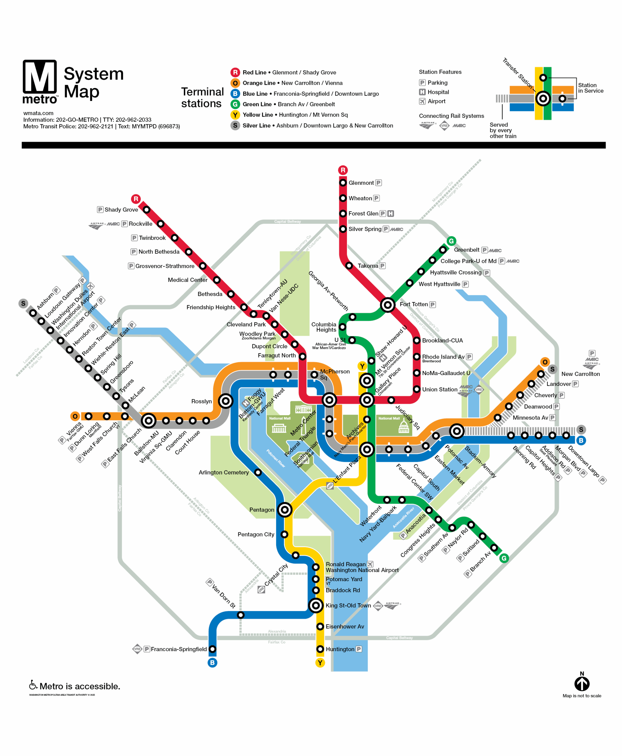 System Map WMATA