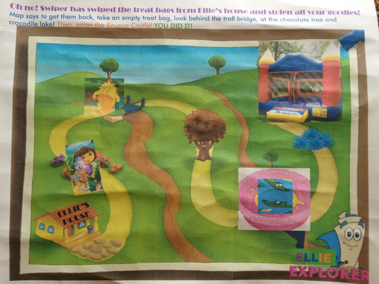 printable dora the explorer map