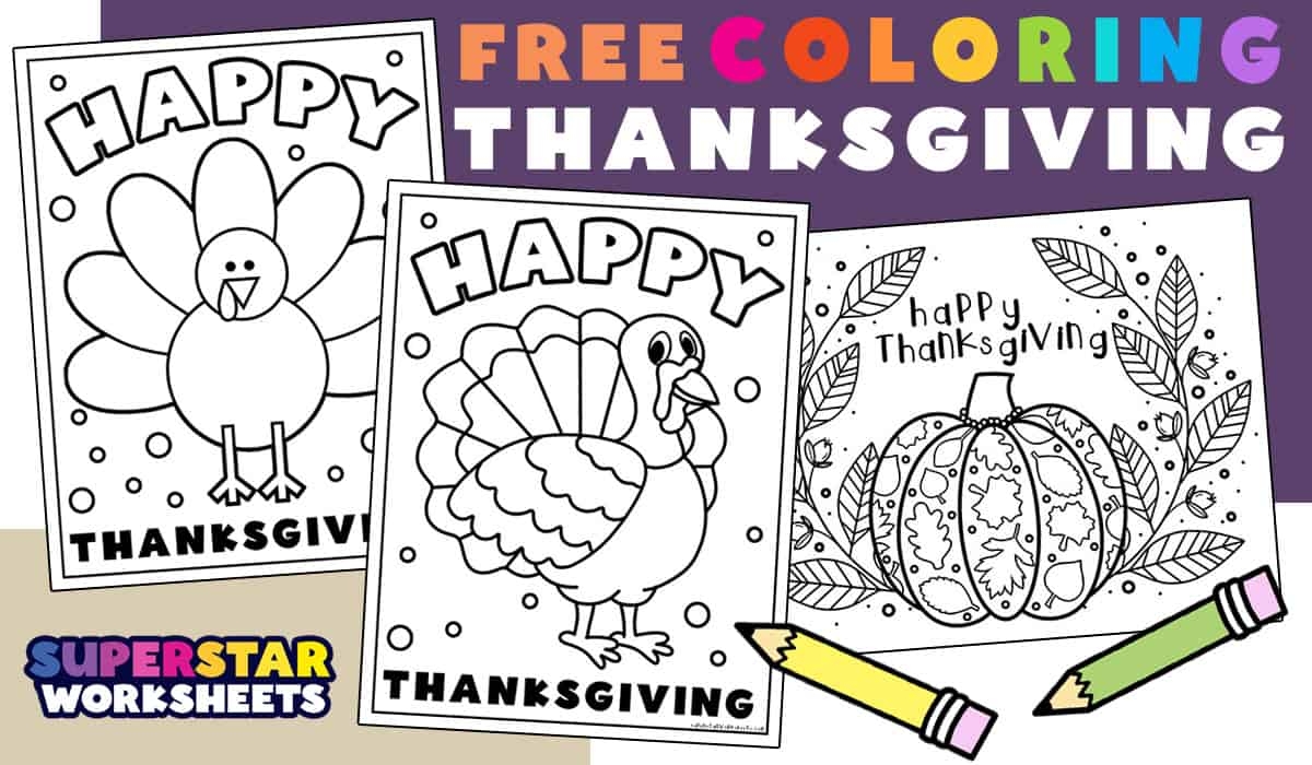 free thanksgiving printable coloring sheets